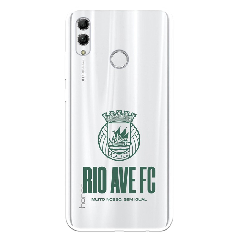 Funda para Huawei P Smart 2019 del Rio Ave FC Escudo Leather Case Negra Escudo Leather Case Negra - Licencia Oficial Rio Ave FC