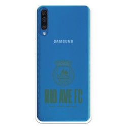 Funda para Samsung Galaxy A50 del Rio Ave FC Escudo Leather Case Negra Escudo Leather Case Negra - Licencia Oficial Rio Ave FC