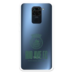 Funda para Xiaomi Redmi Note 9 del Rio Ave FC Escudo Leather Case Negra Escudo Leather Case Negra - Licencia Oficial Rio Ave FC