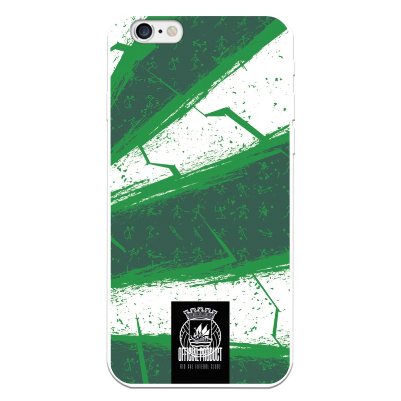 Funda para iPhone 6 del Rio Ave FC Líneas Verdes y Blancas Líneas Verdes y Blancas - Licencia Oficial Rio Ave FC