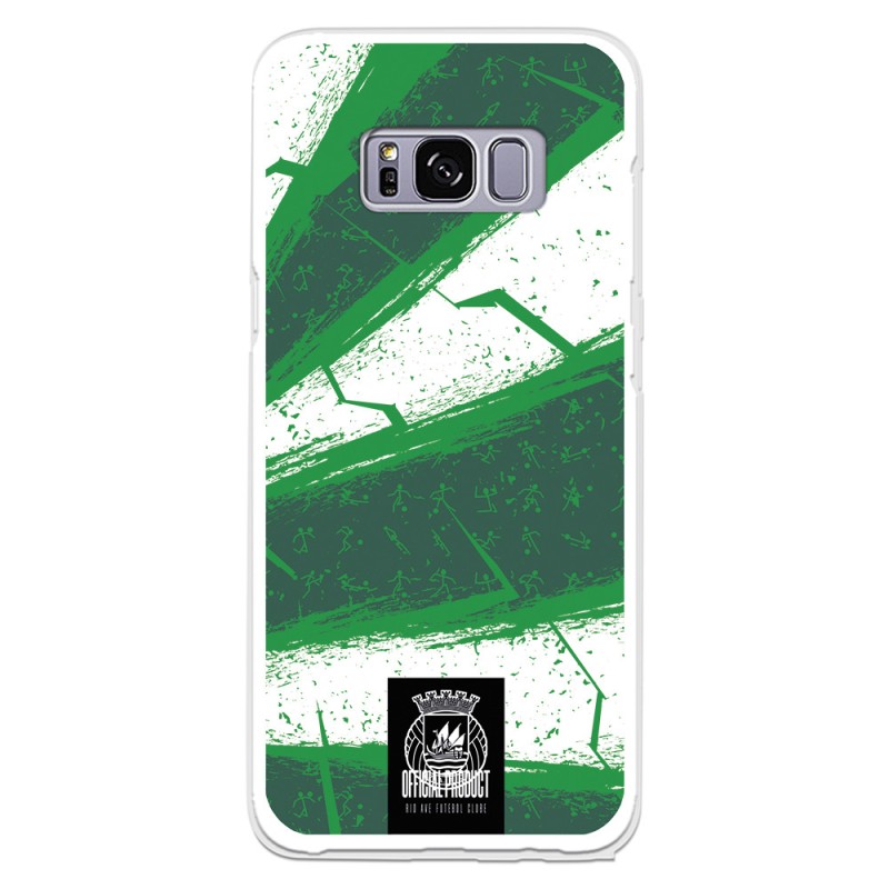 Funda para Samsung Galaxy S8 del Rio Ave FC Líneas Verdes y Blancas Líneas Verdes y Blancas - Licencia Oficial Rio Ave FC