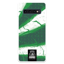 Funda para Samsung Galaxy S10 Plus del Rio Ave FC Líneas Verdes y Blancas Líneas Verdes y Blancas - Licencia Oficial Rio Ave FC