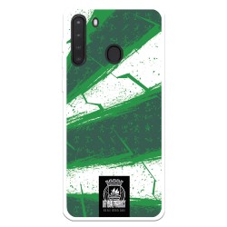 Funda para Samsung Galaxy A21 del Rio Ave FC Líneas Verdes y Blancas Líneas Verdes y Blancas - Licencia Oficial Rio Ave FC