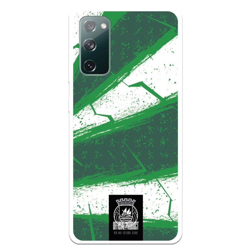 Funda para Samsung Galaxy S20 FE del Rio Ave FC Líneas Verdes y Blancas Líneas Verdes y Blancas - Licencia Oficial Rio Ave FC