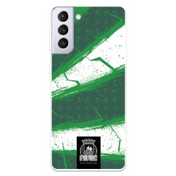 Funda para Samsung Galaxy S21 Plus del Rio Ave FC Líneas Verdes y Blancas Líneas Verdes y Blancas - Licencia Oficial Rio Ave FC