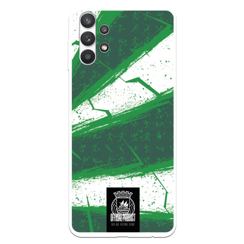 Funda para Samsung Galaxy A32 5G del Rio Ave FC Líneas Verdes y Blancas Líneas Verdes y Blancas - Licencia Oficial Rio Ave FC