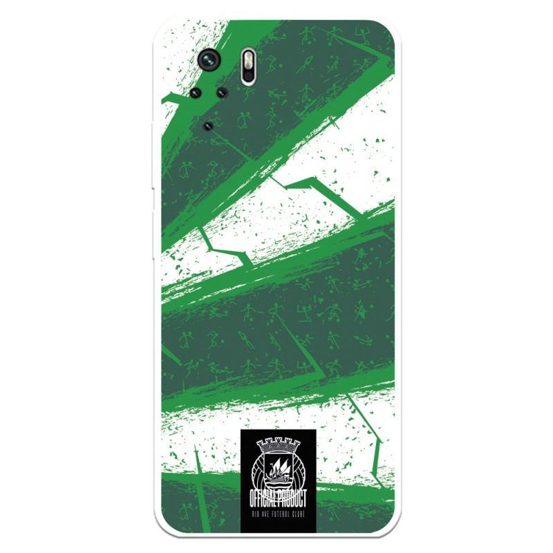 Funda para Xiaomi Redmi Note 10 del Rio Ave FC Líneas Verdes y Blancas Líneas Verdes y Blancas - Licencia Oficial Rio Ave FC