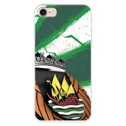 Funda para iPhone 7 del Rio Ave FC Escudo Fondo Verde y Blanco Escudo Fondo Verde y Blanco - Licencia Oficial Rio Ave FC