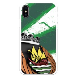 Funda para iPhone X del Rio Ave FC Escudo Fondo Verde y Blanco Escudo Fondo Verde y Blanco - Licencia Oficial Rio Ave FC