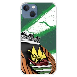 Funda para iPhone 13 del Rio Ave FC Escudo Fondo Verde y Blanco Escudo Fondo Verde y Blanco - Licencia Oficial Rio Ave FC