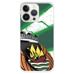 Funda para iPhone 13 Pro del Rio Ave FC Escudo Fondo Verde y Blanco Escudo Fondo Verde y Blanco - Licencia Oficial Rio Ave FC