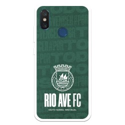 Funda para Xiaomi Mi 8 del Rio Ave FC Escudo Blanco Escudo Blanco - Licencia Oficial Rio Ave FC