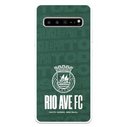 Funda para Samsung Galaxy S10 del Rio Ave FC Escudo Blanco Escudo Blanco - Licencia Oficial Rio Ave FC