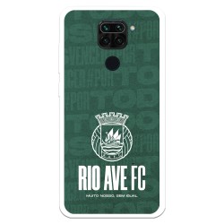 Funda para Xiaomi Redmi Note 9 del Rio Ave FC Escudo Blanco Escudo Blanco - Licencia Oficial Rio Ave FC