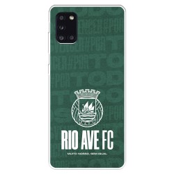 Funda para Samsung Galaxy A31 del Rio Ave FC Escudo Blanco Escudo Blanco - Licencia Oficial Rio Ave FC