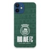 Funda para iPhone 12 Mini del Rio Ave FC Escudo Blanco Escudo Blanco - Licencia Oficial Rio Ave FC