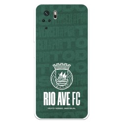 Funda para Xiaomi Redmi Note 10 del Rio Ave FC Escudo Blanco Escudo Blanco - Licencia Oficial Rio Ave FC