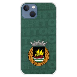 Funda para iPhone 13 del Rio Ave FC Escudo Fondo Verde Escudo Fondo Verde - Licencia Oficial Rio Ave FC