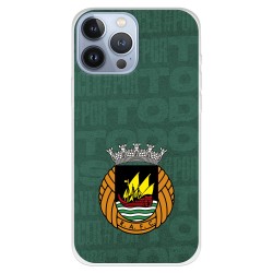 Funda para iPhone 13 Pro Max del Rio Ave FC Escudo Fondo Verde Escudo Fondo Verde - Licencia Oficial Rio Ave FC