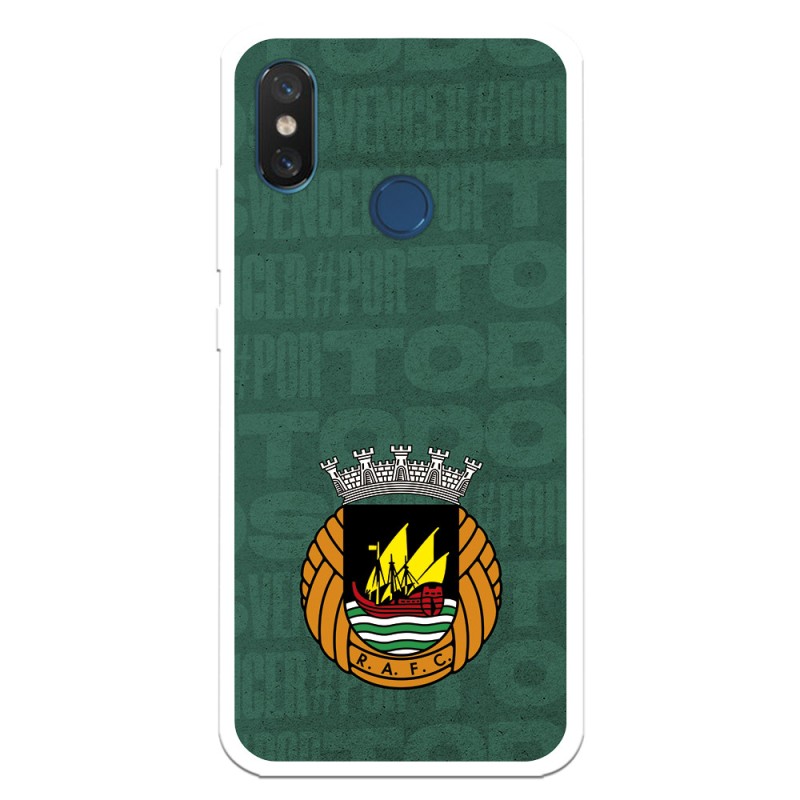 Funda para Xiaomi Mi 8 del Rio Ave FC Escudo Fondo Verde Escudo Fondo Verde - Licencia Oficial Rio Ave FC