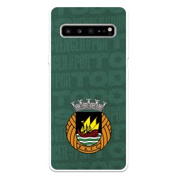 Funda para Samsung Galaxy S10 del Rio Ave FC Escudo Fondo Verde Escudo Fondo Verde - Licencia Oficial Rio Ave FC