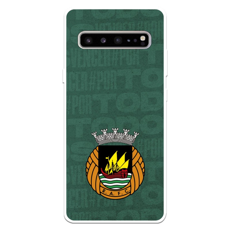 Funda para Samsung Galaxy S10 del Rio Ave FC Escudo Fondo Verde Escudo Fondo Verde - Licencia Oficial Rio Ave FC