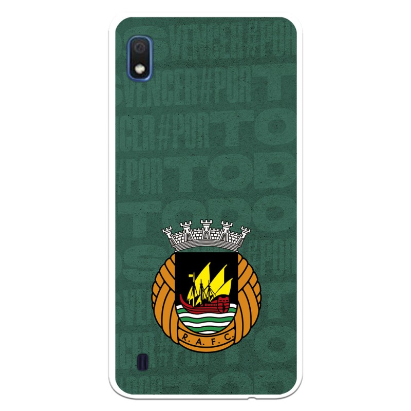 Funda para Samsung Galaxy A10 del Rio Ave FC Escudo Fondo Verde Escudo Fondo Verde - Licencia Oficial Rio Ave FC