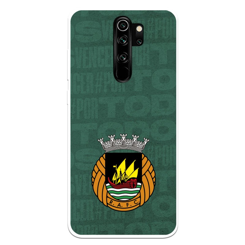 Funda para Xiaomi Redmi Note 8 Pro del Rio Ave FC Escudo Fondo Verde Escudo Fondo Verde - Licencia Oficial Rio Ave FC