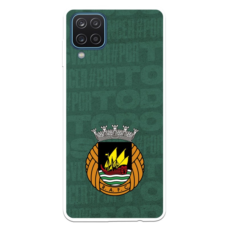 Funda para Samsung Galaxy A12 del Rio Ave FC Escudo Fondo Verde Escudo Fondo Verde - Licencia Oficial Rio Ave FC