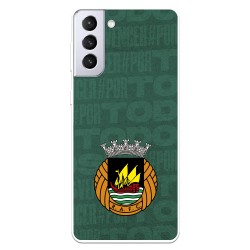 Funda para Samsung Galaxy S21 Plus del Rio Ave FC Escudo Fondo Verde Escudo Fondo Verde - Licencia Oficial Rio Ave FC