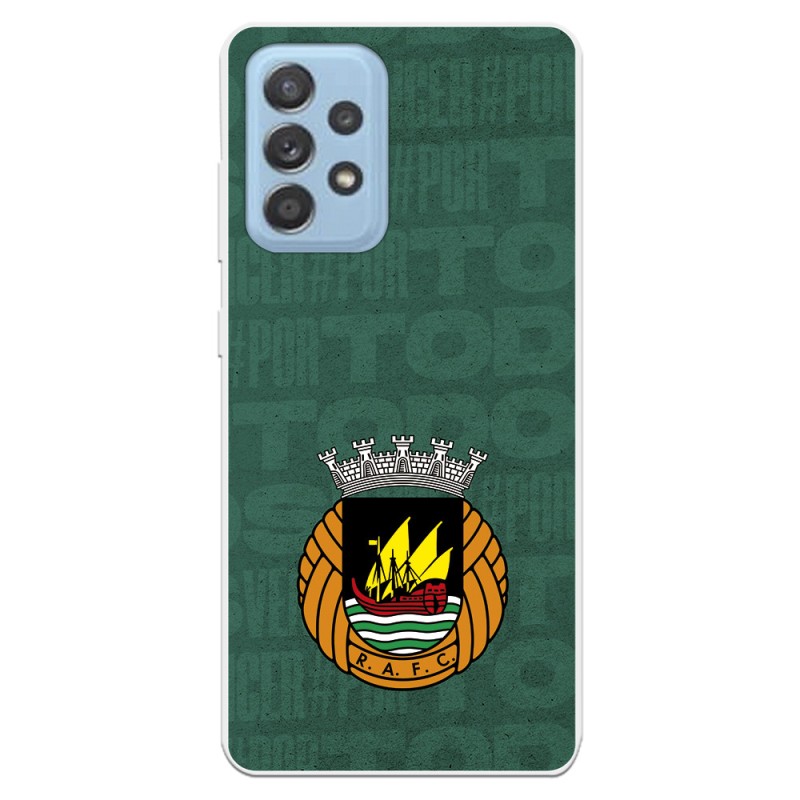 Funda para Samsung Galaxy A52 5G del Rio Ave FC Escudo Fondo Verde Escudo Fondo Verde - Licencia Oficial Rio Ave FC