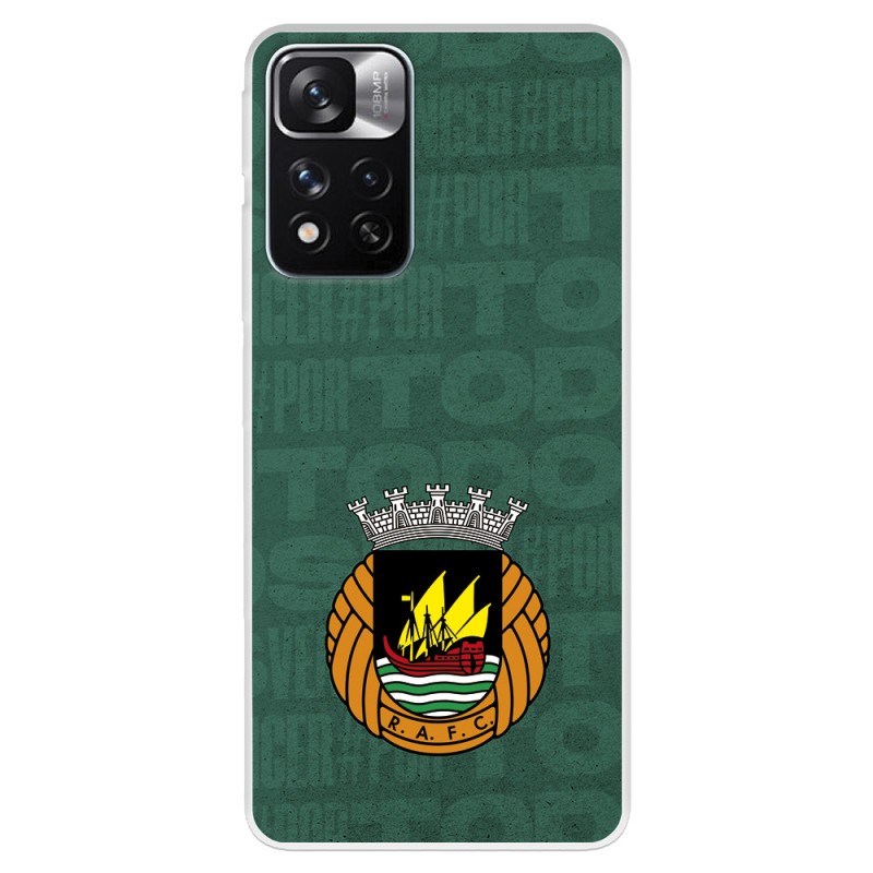 Funda para Xiaomi Redmi Note 11 del Rio Ave FC Escudo Fondo Verde Escudo Fondo Verde - Licencia Oficial Rio Ave FC