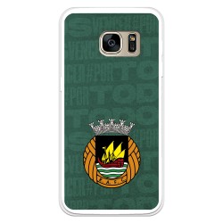 Funda para Samsung Galaxy S7 del Rio Ave FC Escudo Fondo Verde Escudo Fondo Verde - Licencia Oficial Rio Ave FC