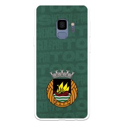 Funda para Samsung Galaxy S9 del Rio Ave FC Escudo Fondo Verde Escudo Fondo Verde - Licencia Oficial Rio Ave FC