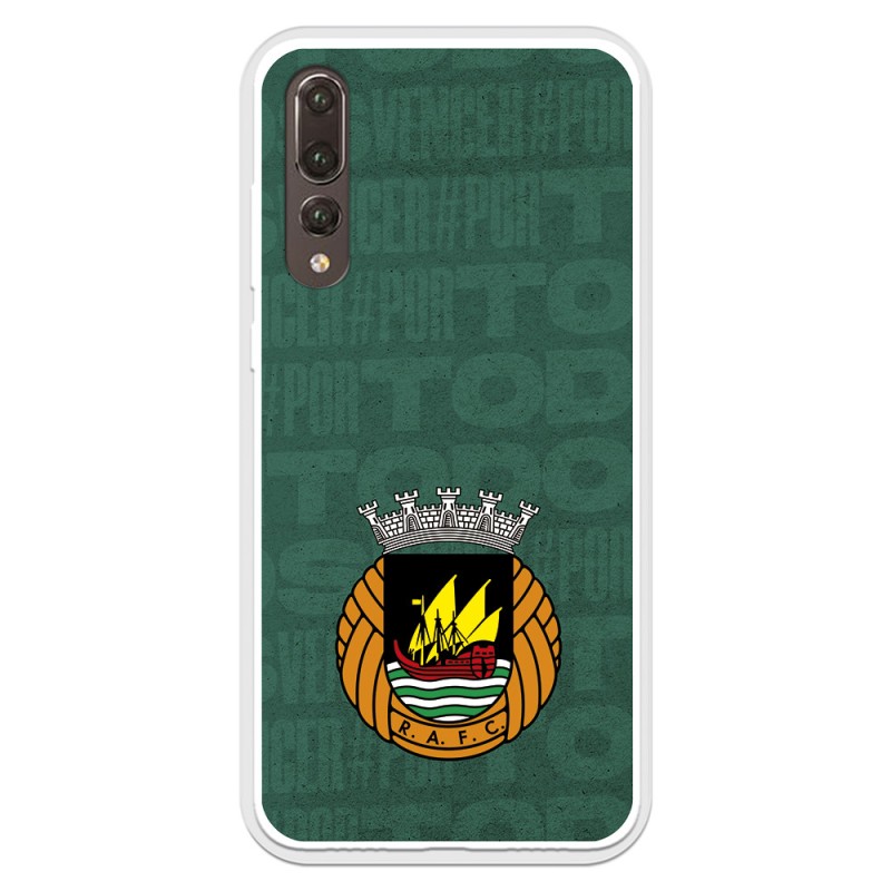 Funda para Huawei P20 Pro del Rio Ave FC Escudo Fondo Verde Escudo Fondo Verde - Licencia Oficial Rio Ave FC