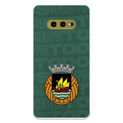 Funda para Samsung Galaxy S10e del Rio Ave FC Escudo Fondo Verde Escudo Fondo Verde - Licencia Oficial Rio Ave FC