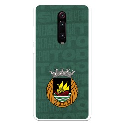 Funda para Xiaomi Mi 9T del Rio Ave FC Escudo Fondo Verde Escudo Fondo Verde - Licencia Oficial Rio Ave FC