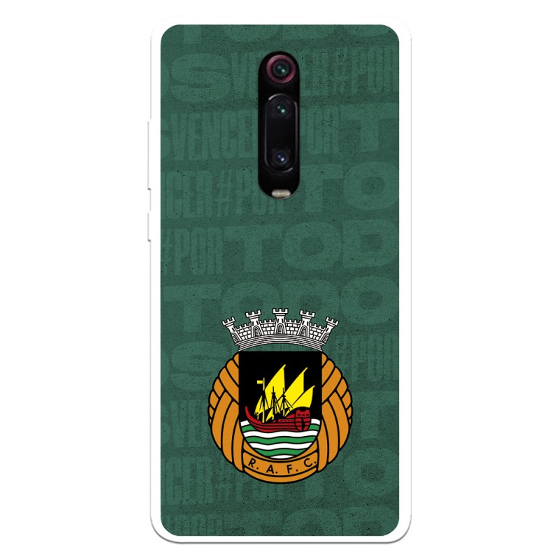 Funda para Xiaomi Mi 9T del Rio Ave FC Escudo Fondo Verde Escudo Fondo Verde - Licencia Oficial Rio Ave FC