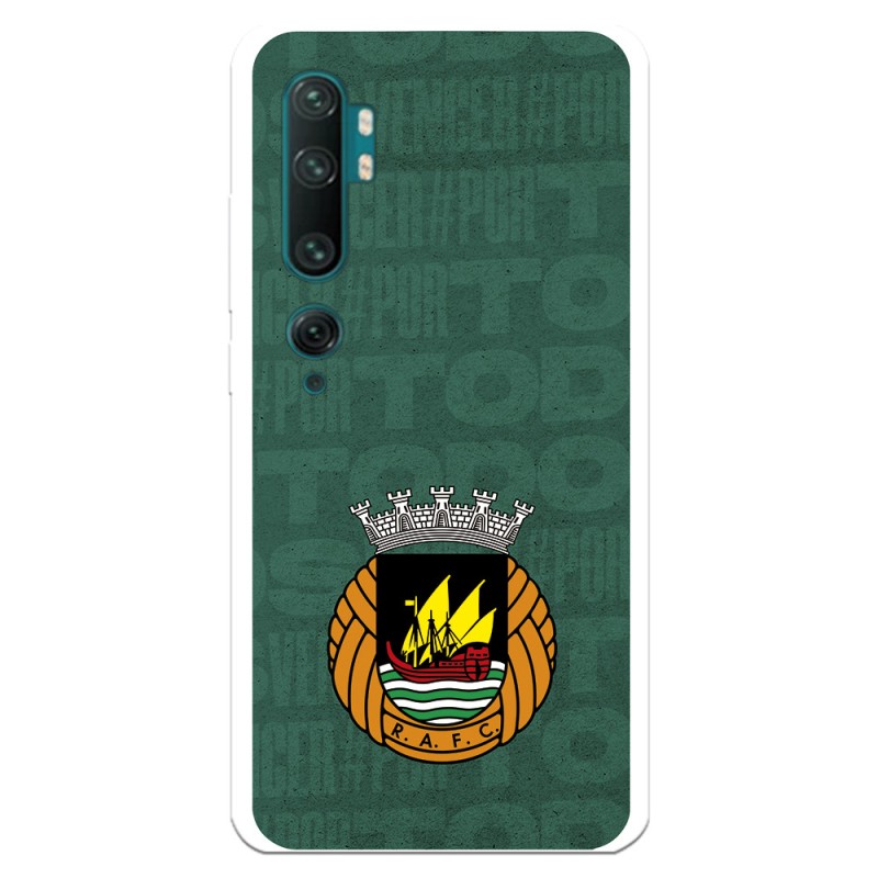 Funda para Xiaomi Mi Note 10 del Rio Ave FC Escudo Fondo Verde Escudo Fondo Verde - Licencia Oficial Rio Ave FC