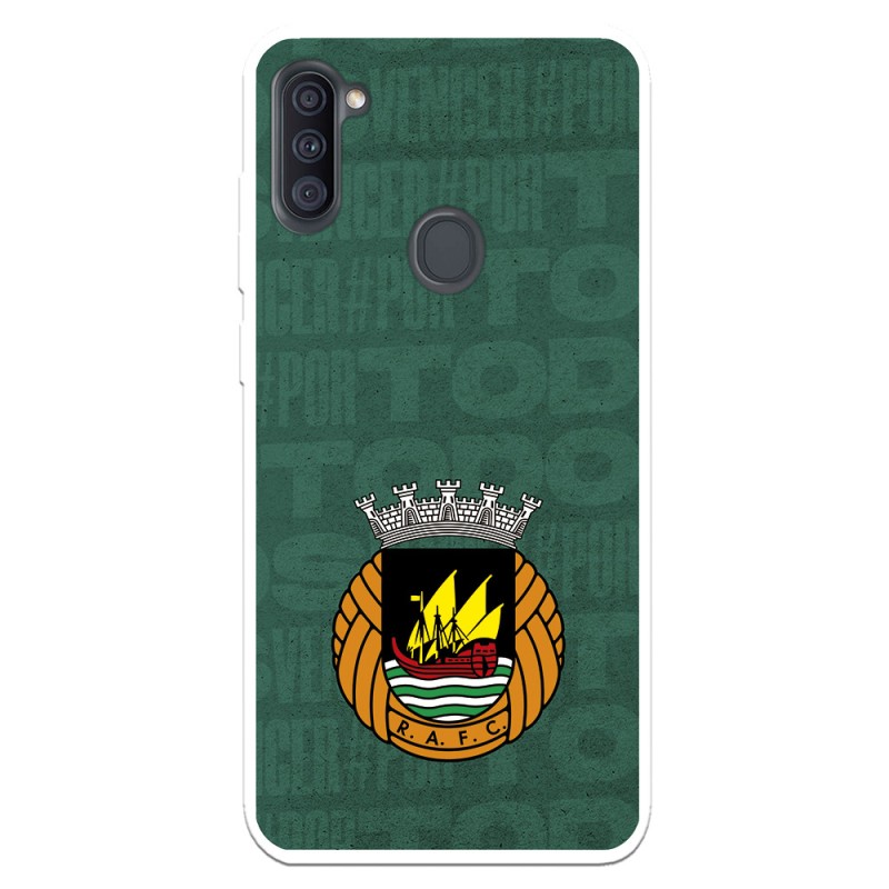 Funda para Samsung Galaxy A11 del Rio Ave FC Escudo Fondo Verde Escudo Fondo Verde - Licencia Oficial Rio Ave FC