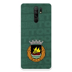 Funda para Xiaomi Redmi 9 del Rio Ave FC Escudo Fondo Verde Escudo Fondo Verde - Licencia Oficial Rio Ave FC