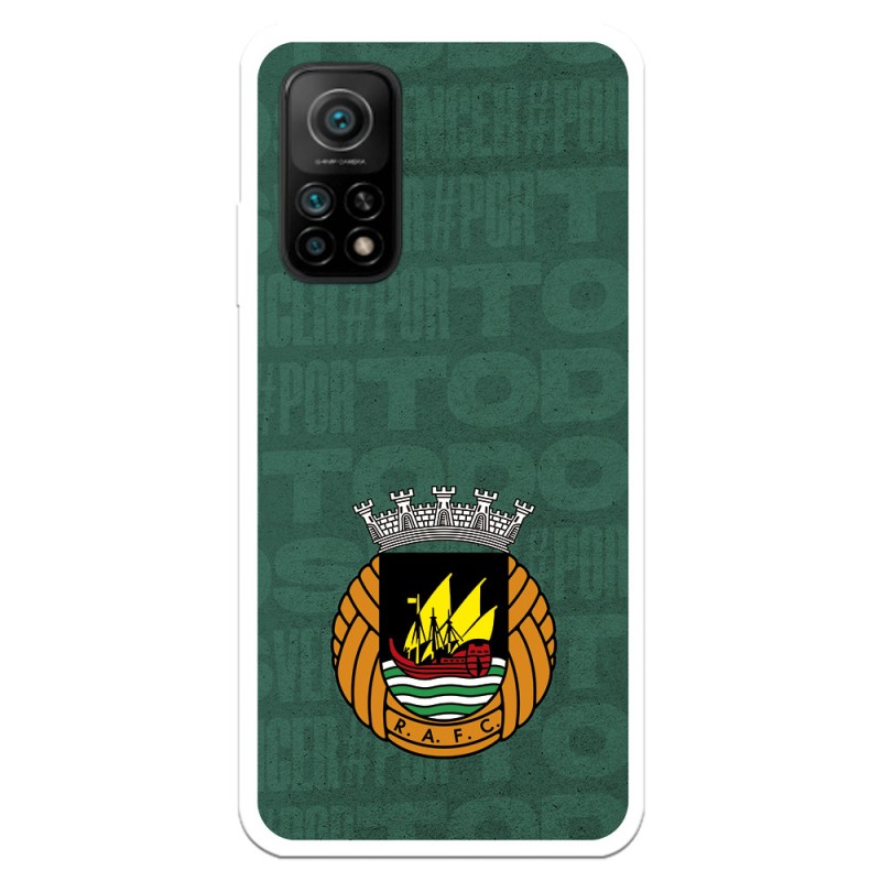 Funda para Xiaomi Mi 10T del Rio Ave FC Escudo Fondo Verde Escudo Fondo Verde - Licencia Oficial Rio Ave FC