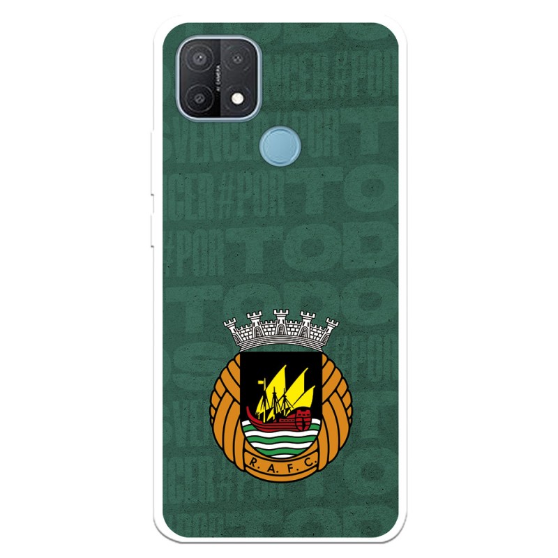 Funda para Oppo A15 del Rio Ave FC Escudo Fondo Verde Escudo Fondo Verde - Licencia Oficial Rio Ave FC