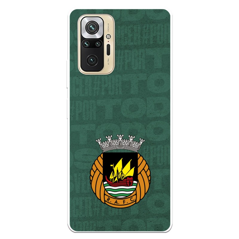 Funda para Xiaomi Redmi Note 10 Pro del Rio Ave FC Escudo Fondo Verde Escudo Fondo Verde - Licencia Oficial Rio Ave FC