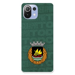 Funda para Xiaomi Mi 11 Lite del Rio Ave FC Escudo Fondo Verde Escudo Fondo Verde - Licencia Oficial Rio Ave FC