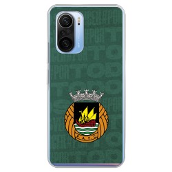 Funda para Xiaomi Poco F3 del Rio Ave FC Escudo Fondo Verde Escudo Fondo Verde - Licencia Oficial Rio Ave FC