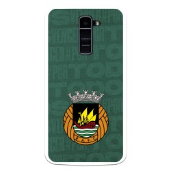 Funda para LG K10 4G del Rio Ave FC Escudo Fondo Verde Escudo Fondo Verde - Licencia Oficial Rio Ave FC