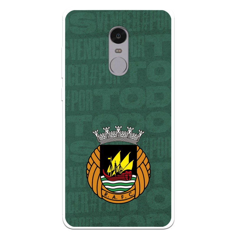 Funda para Xiaomi Redmi Note 4 del Rio Ave FC Escudo Fondo Verde Escudo Fondo Verde - Licencia Oficial Rio Ave FC