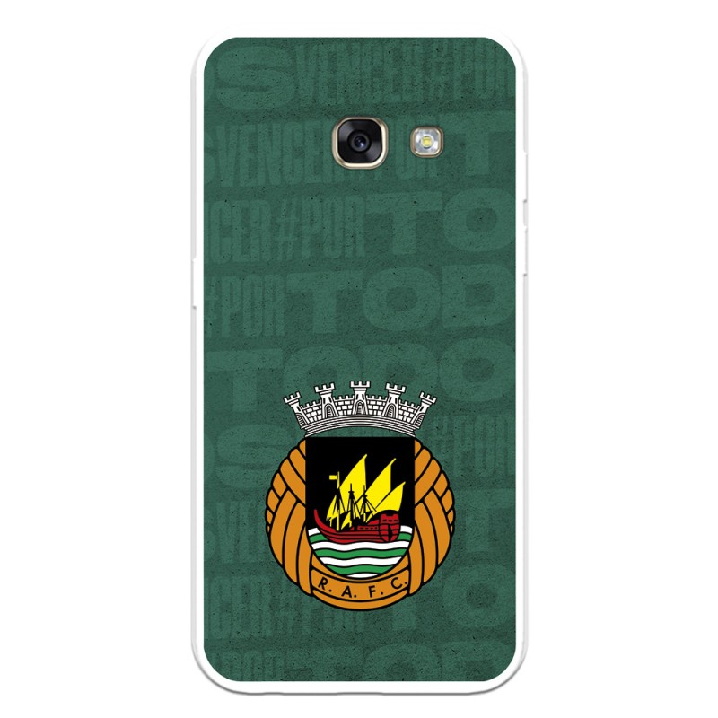 Funda para Samsung Galaxy A3 2017 del Rio Ave FC Escudo Fondo Verde Escudo Fondo Verde - Licencia Oficial Rio Ave FC