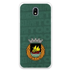 Funda para Samsung Galaxy J7 2017 Europeo del Rio Ave FC Escudo Fondo Verde Escudo Fondo Verde - Licencia Oficial Rio Ave FC